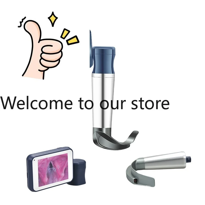 

Высококачественный многоразовый видео-ларингоскоп с оптоволокном HD и защитой от запотевания, 2023 год, с 6 лезвиями из нержавеющей стали для детей и взрослых