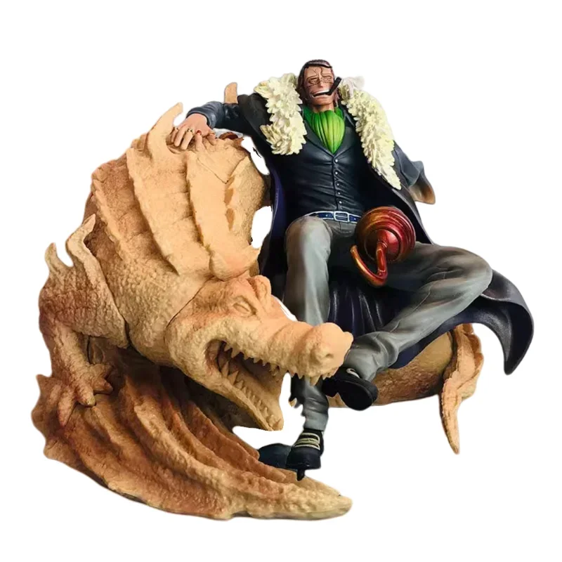 Anime Figure One Piece Sir Crocodile King Of The Desert Figures Model Pvc Ornament Toys Statue Figurine Collection Gifts