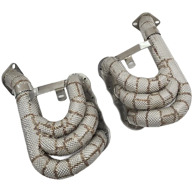 

Выпускной коллектор с высоким потоком для Porsche 987 Boxster/Cayman 2004-2008, выпускная труба без катализатора, выпускная труба из нержавеющей стали