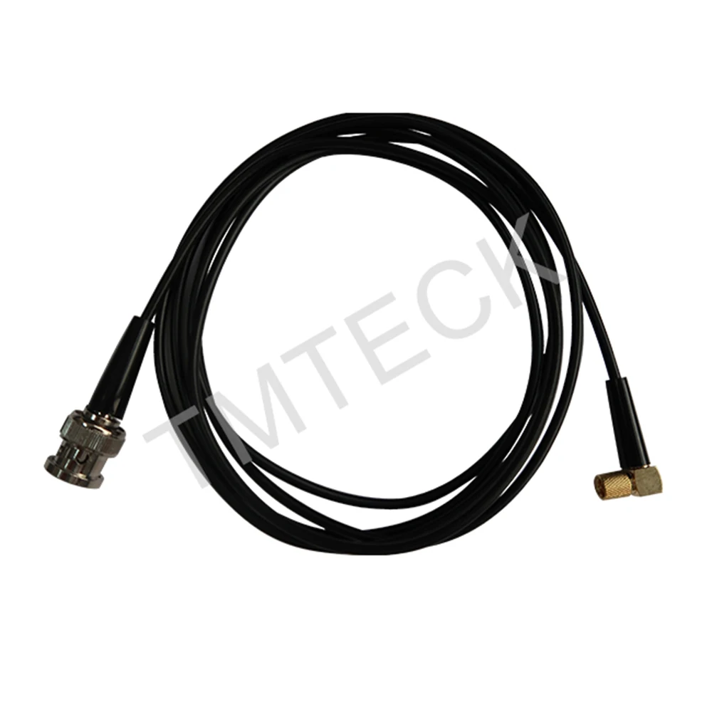 

single UT connector cable compatible with BNC-90 degree Microdot Cable for flaw detector