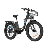 Ridstar MN-26 Electric Bicycle 48V 1500W 20AH Battery 26 Inch Fat Tires Men Mountain Snow Ebike CHINA US Spot with Bag