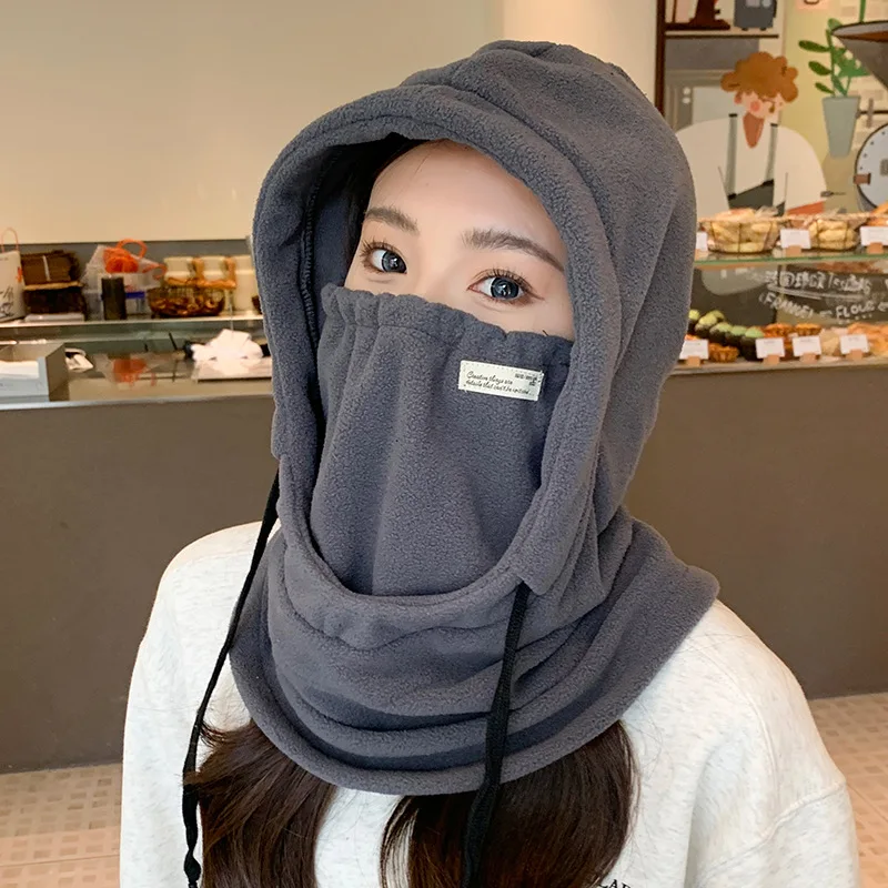 Plüsch Fleece Verdicken Warme Winddicht Bomber Hut Outdoor Sport Ski Lätzchen Kalte Haube Fahrrad Hohe Qualität Winter Radfahren Kappe