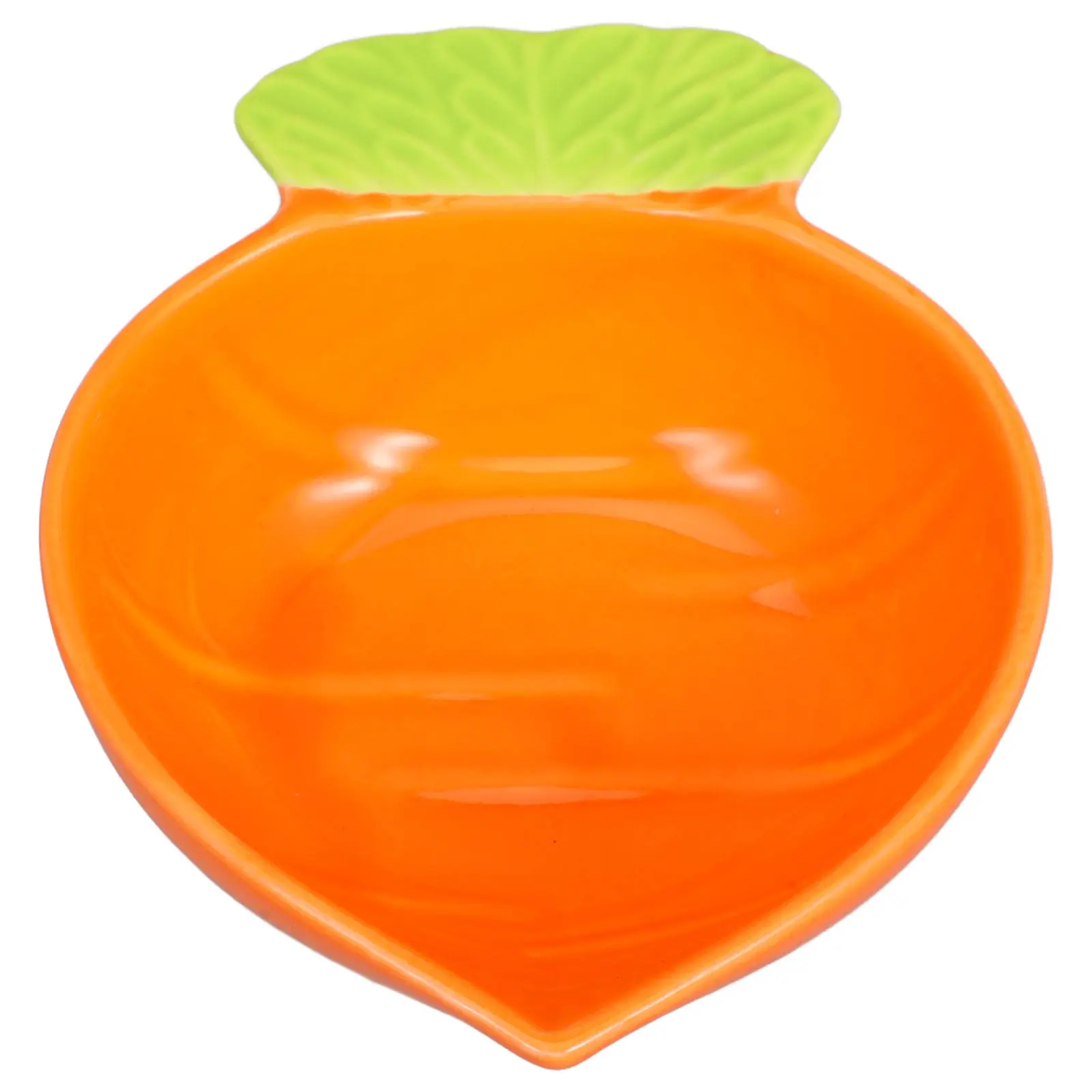 Tazón de Cerámica en Forma de Zanahoria, Plato Pequeño para Salsas, para Sushi, Aperitivos, Condimentos, Kétchup, Vinagre, Aceite de Oliva