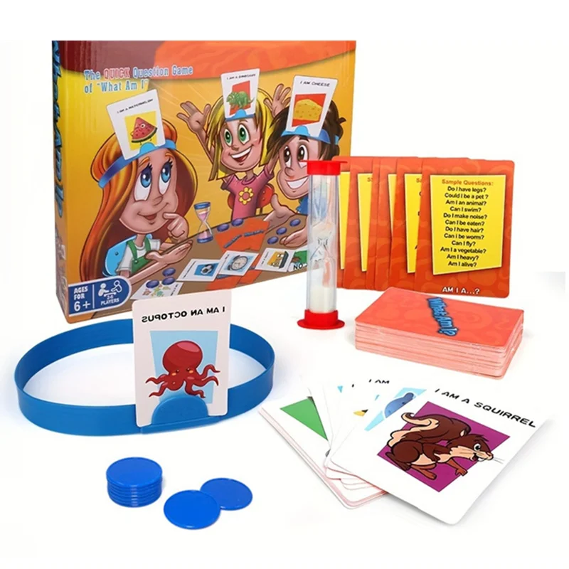 Guess Who? Board Game - Logical Reasoning, Parent-Child Interaction, Tabletop Game, Children's Guessing Game, Card and Board Toy