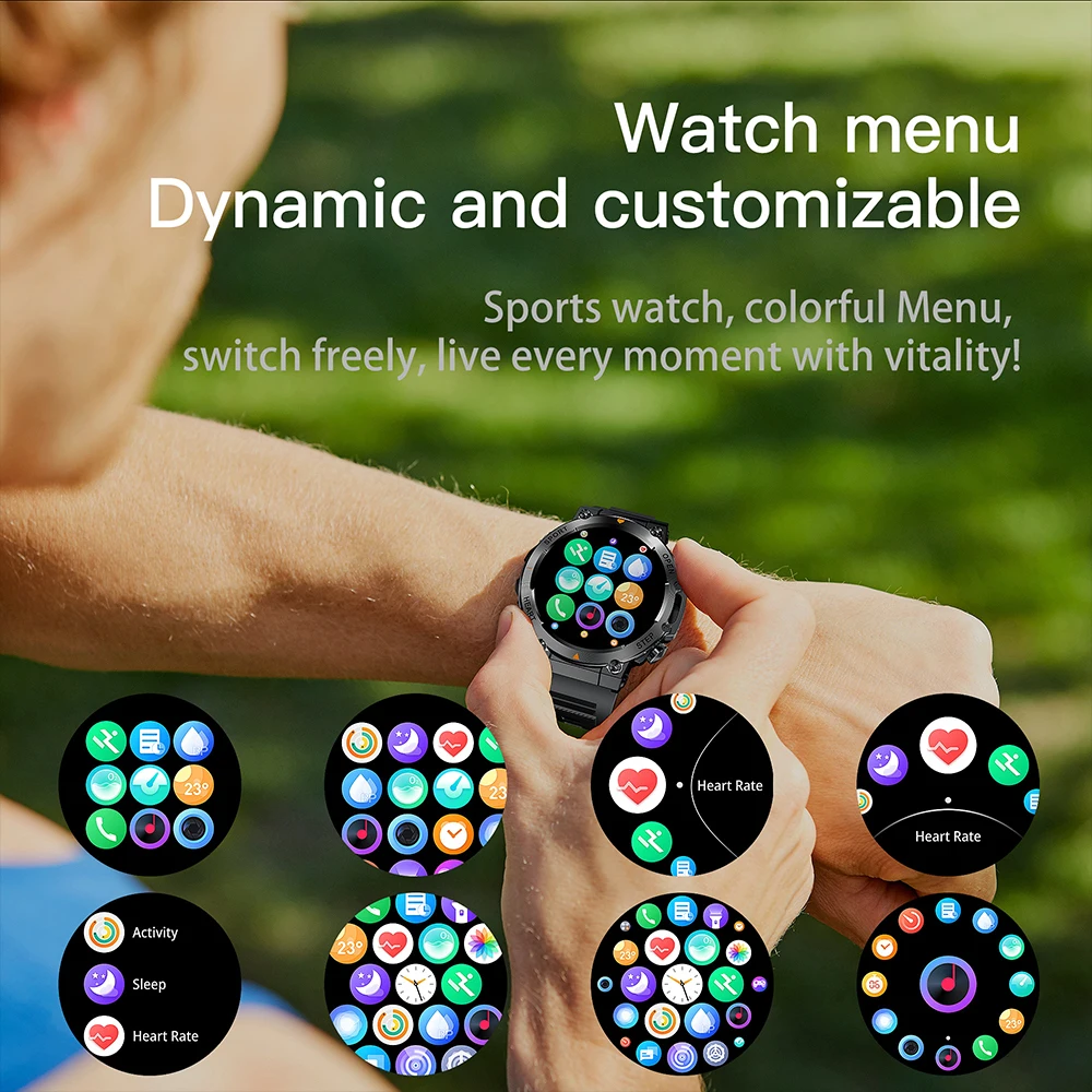 Męski smartwatch w stylu wojsk – Korean Men Lifestyle recenzja i cena