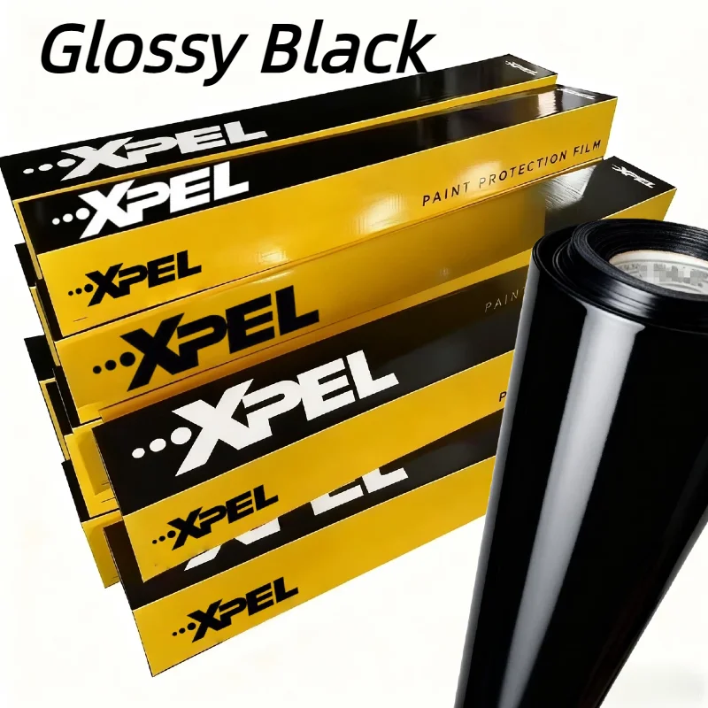 

Глянцевый черный XPEL Ultimate Plus ТПУ PPF Высокоглянцевая защитная пленка для краски Прозрачность Самозаживление Устойчивость к высоким температурам