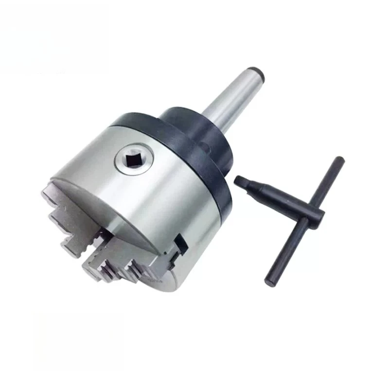 For three-jaw four-jaw lathe tailstock fixed rotary chuck
