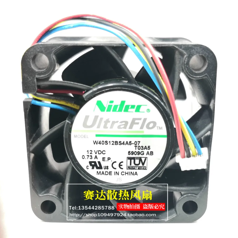 

Новый серверный вентилятор NIDEC 4028 12 В 0,73 А W40S12BS4A5-07 40*40*28 мм