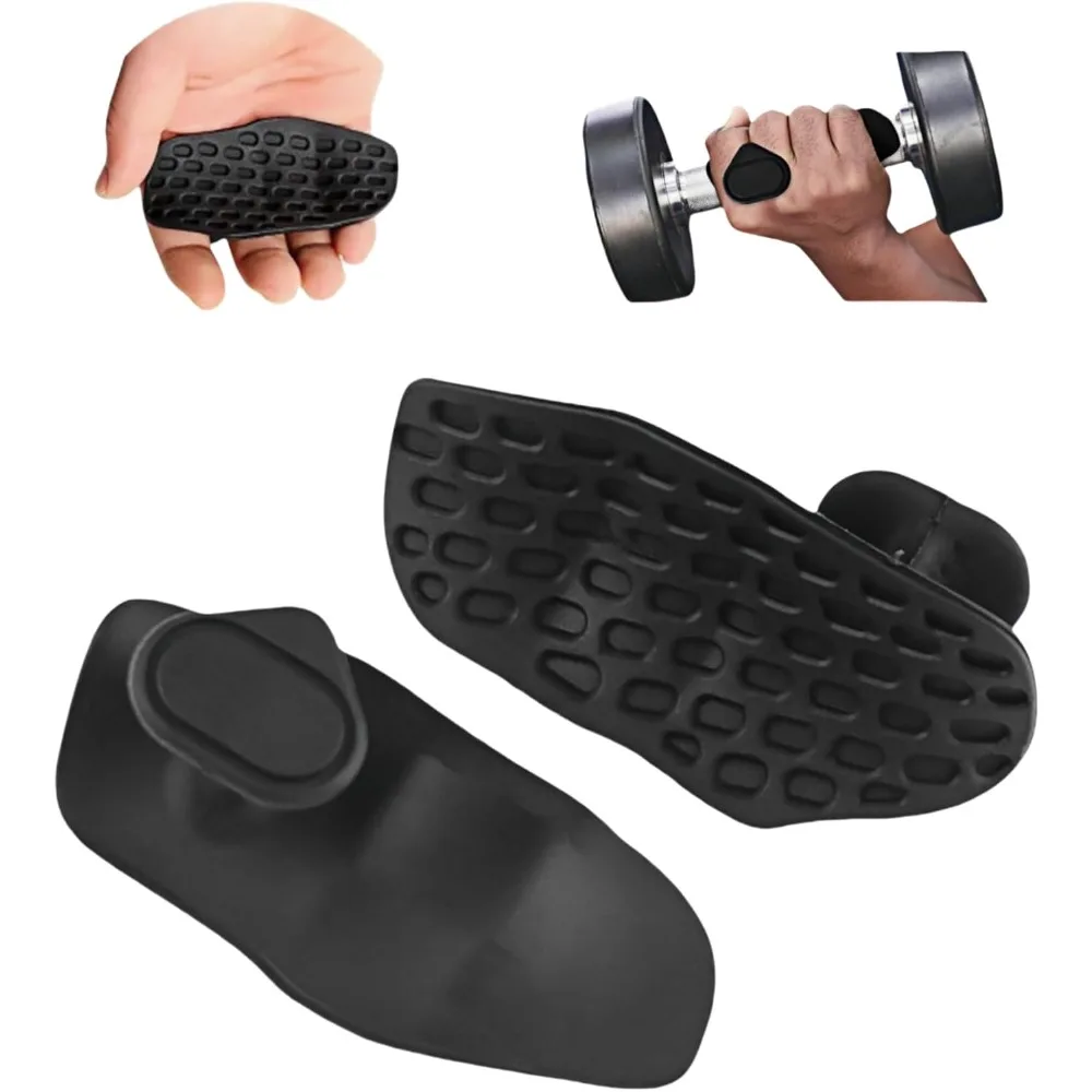 Anti-Slip Workout Grips for Men and Women Ergonomic Gym Gloves with Silicone Palm Pads for Weight Lifting Soft Protective Training Grips Perfect for Pull Ups Deadlifts Rowing Crossfit Strength Training Workout