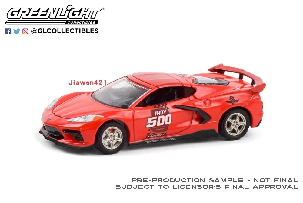 1:64 2020 Chevrolet Corvette C8 Stingray Diecast Metal Alloy Model Car Toys For Gift Collection W1340