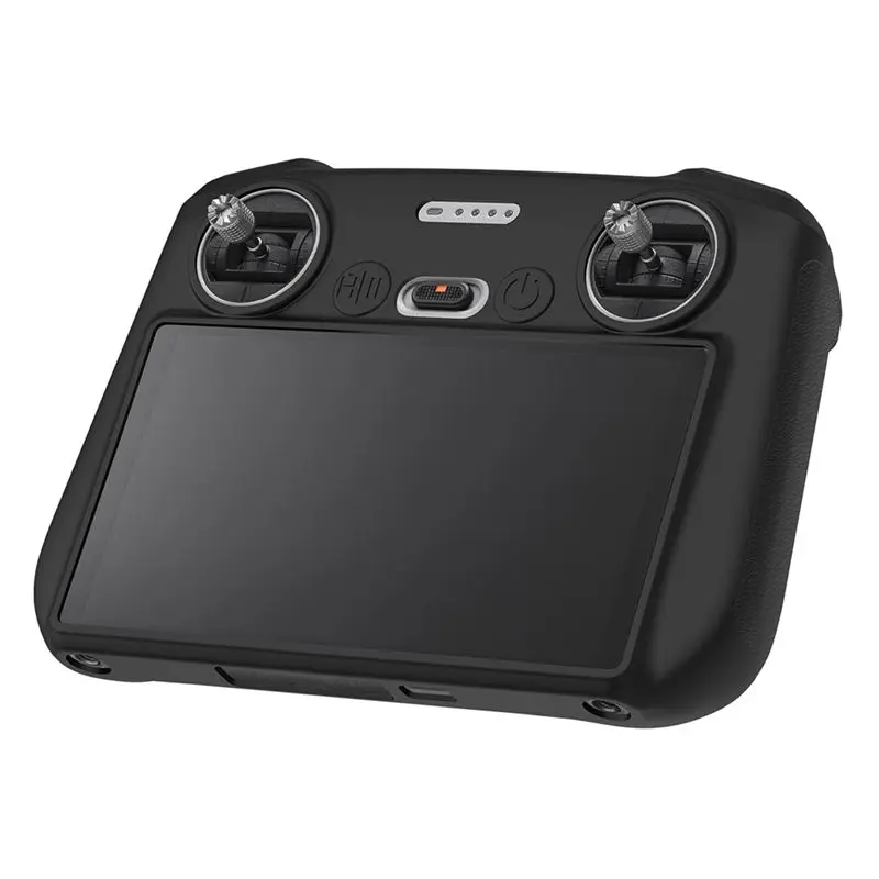 For DJI Mini 3 Pro/ 3/3C/AIR 2S RC Remote Control Drop-Resistant Protective Silicone Cover Accessory Black