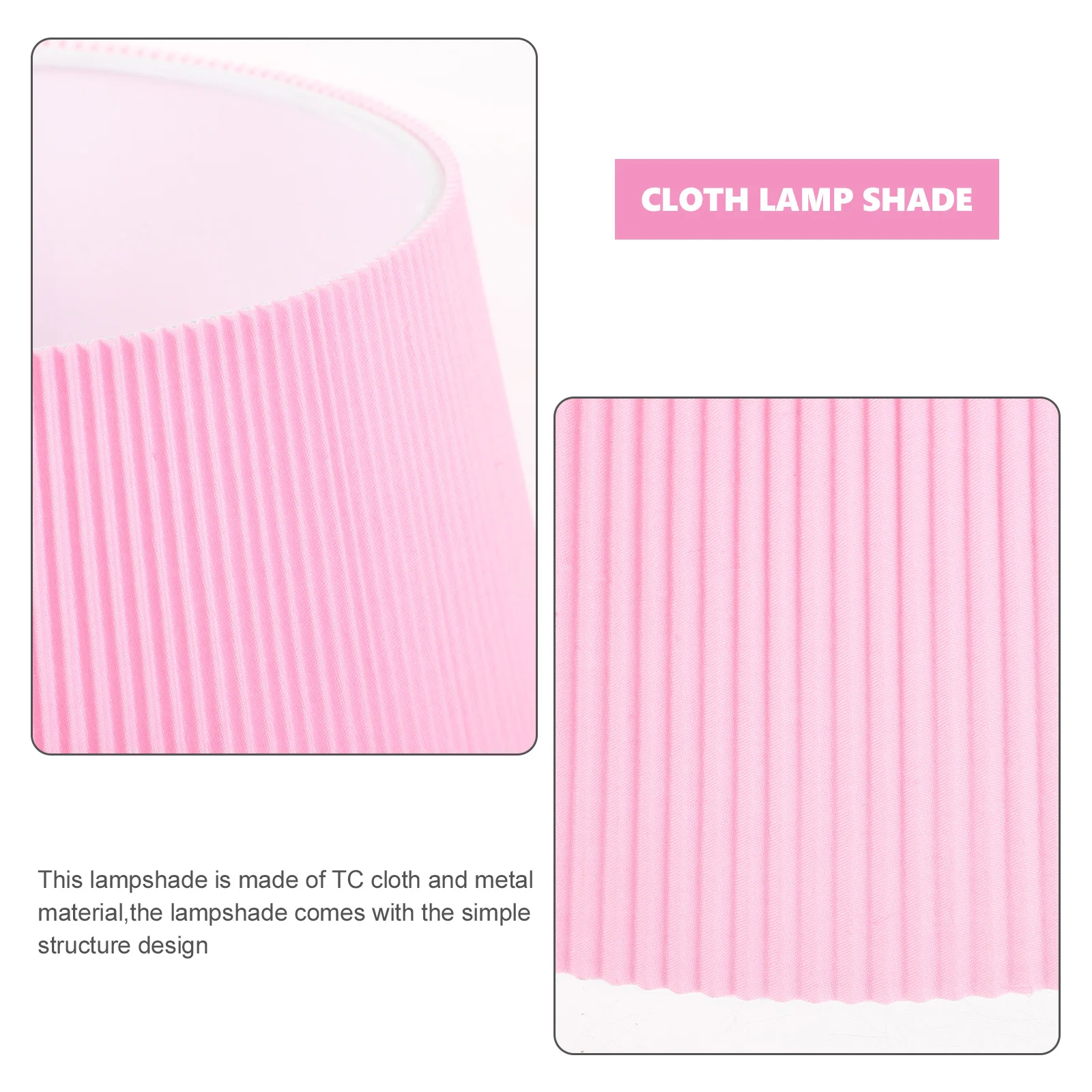 

Decorative Fabric Lampshade for Desk Table Floor Lamp Replacement Cover Soft Light Elegant Cloth Lamp Shade Sturdy