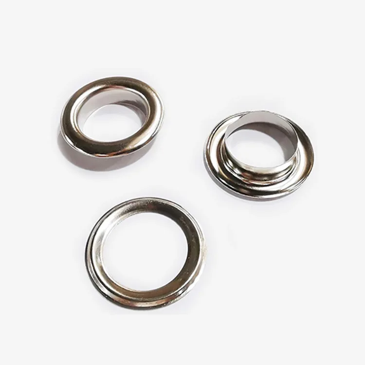 Round edge iron eyelet button 1.5-40mm shoelace button clothing decorative button fixing eyelet rivet