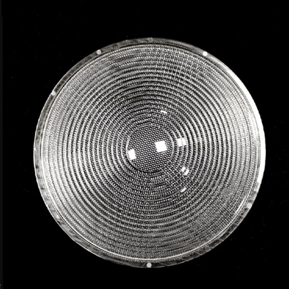 200mm Matte Bead Fresnel Lens Condenser Focuse Thread Lenses COB Lens DIY Projector Lamp Stage LED Wall Light Magnifying Glass