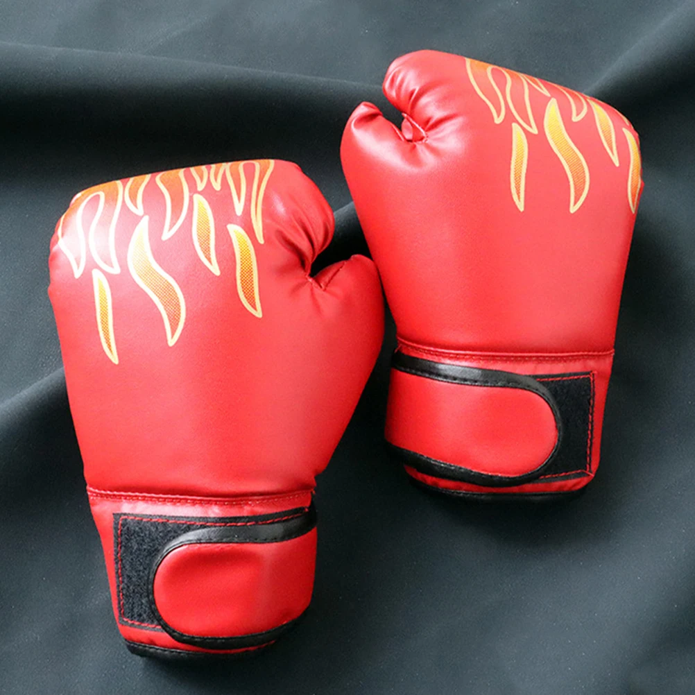 

Children's Boxing Gloves 2 Pairs PU Kids Kickboxing Mittens Durable Training Sparring Punching Portable Toddler Fitness