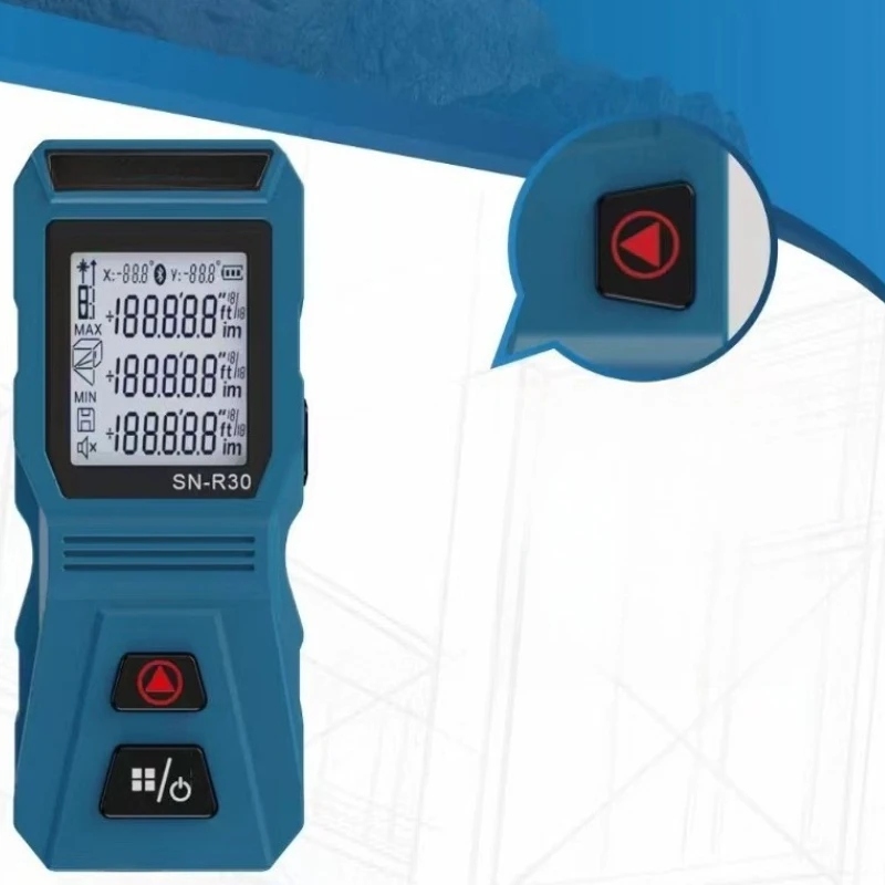 

Handheld rangefinder Infrared measuring instrument Laser rangefinder House measuring instrument High-precision voice broadcast