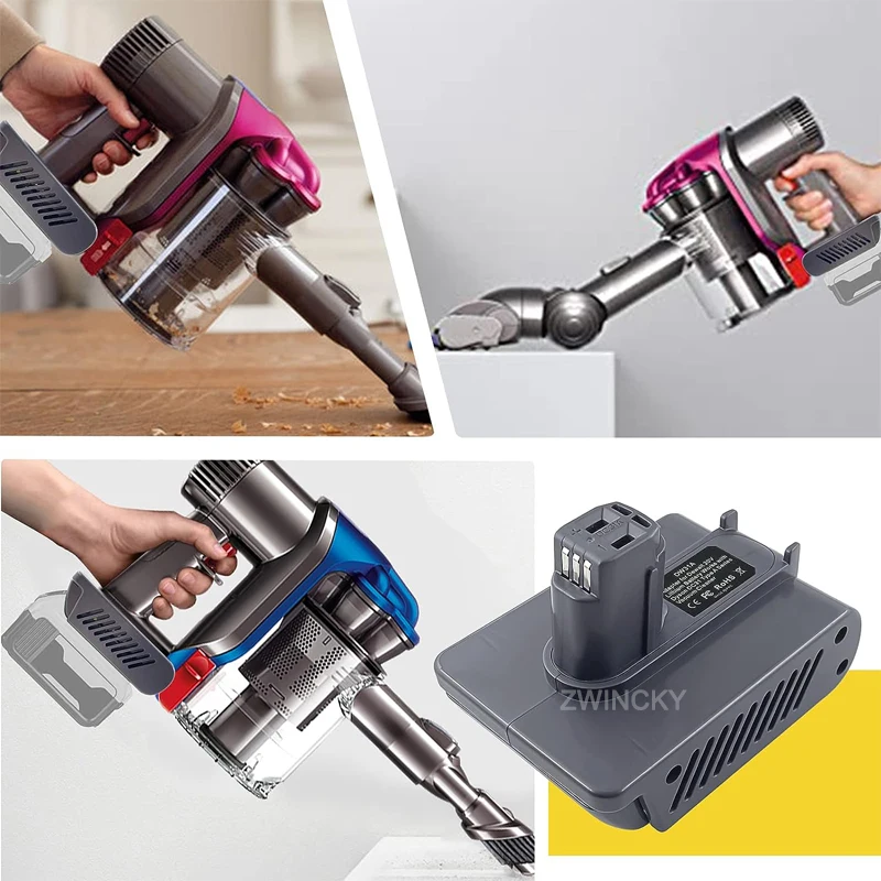Batterieadapter für Dyson Typ A / Typ B DC31 DC35 DC44 Tierstaubsauger für Makita/Dewal/Milwaukee 18V Li-Ionen-Akku – Detail 7