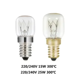 1PCS High temperature resistant 500 degrees E14 220V 25W 230V 40W oven light roasted sweet potato bulb