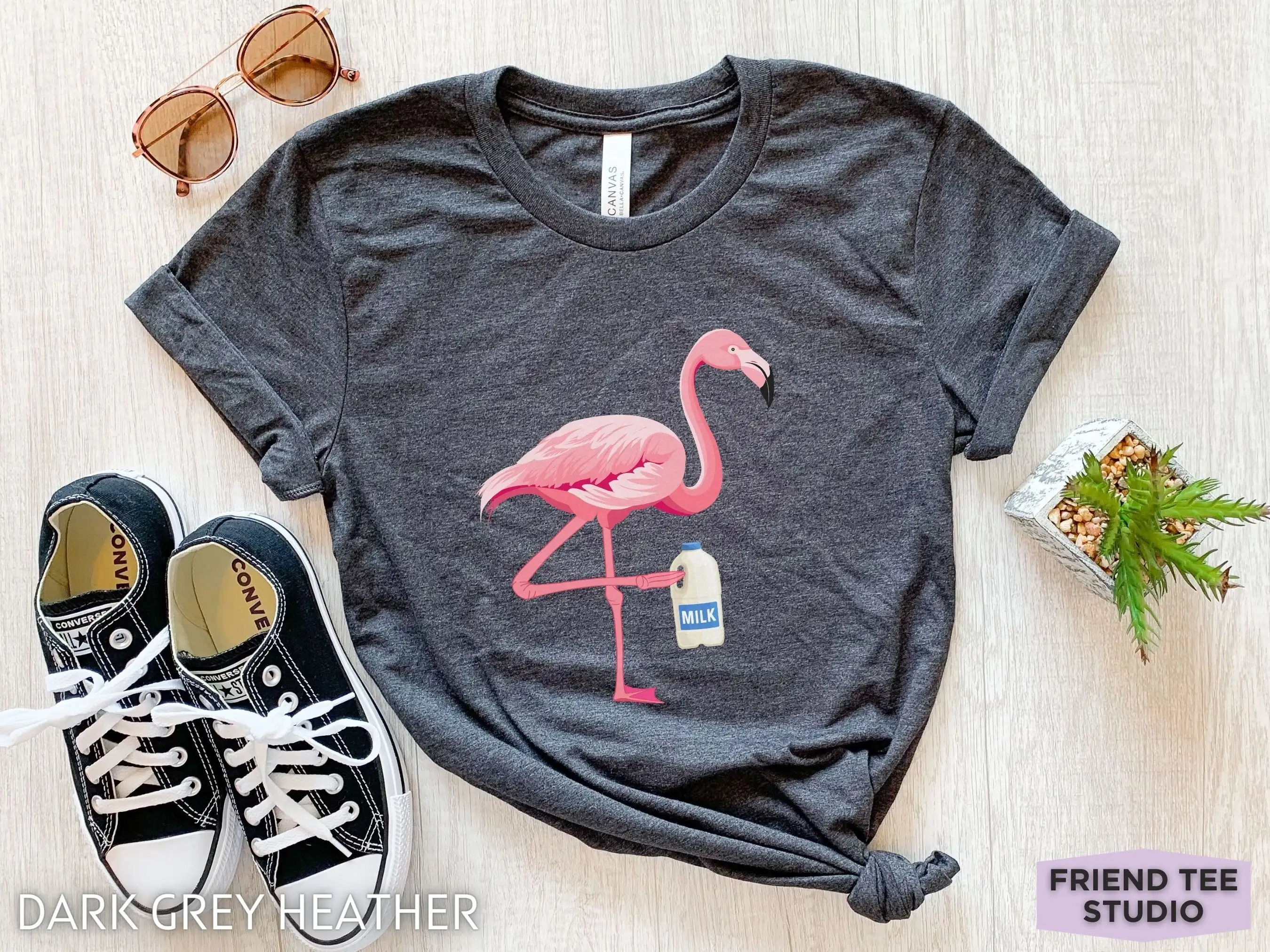 

Футболка с фламинго Funny s Bird Pink Milk