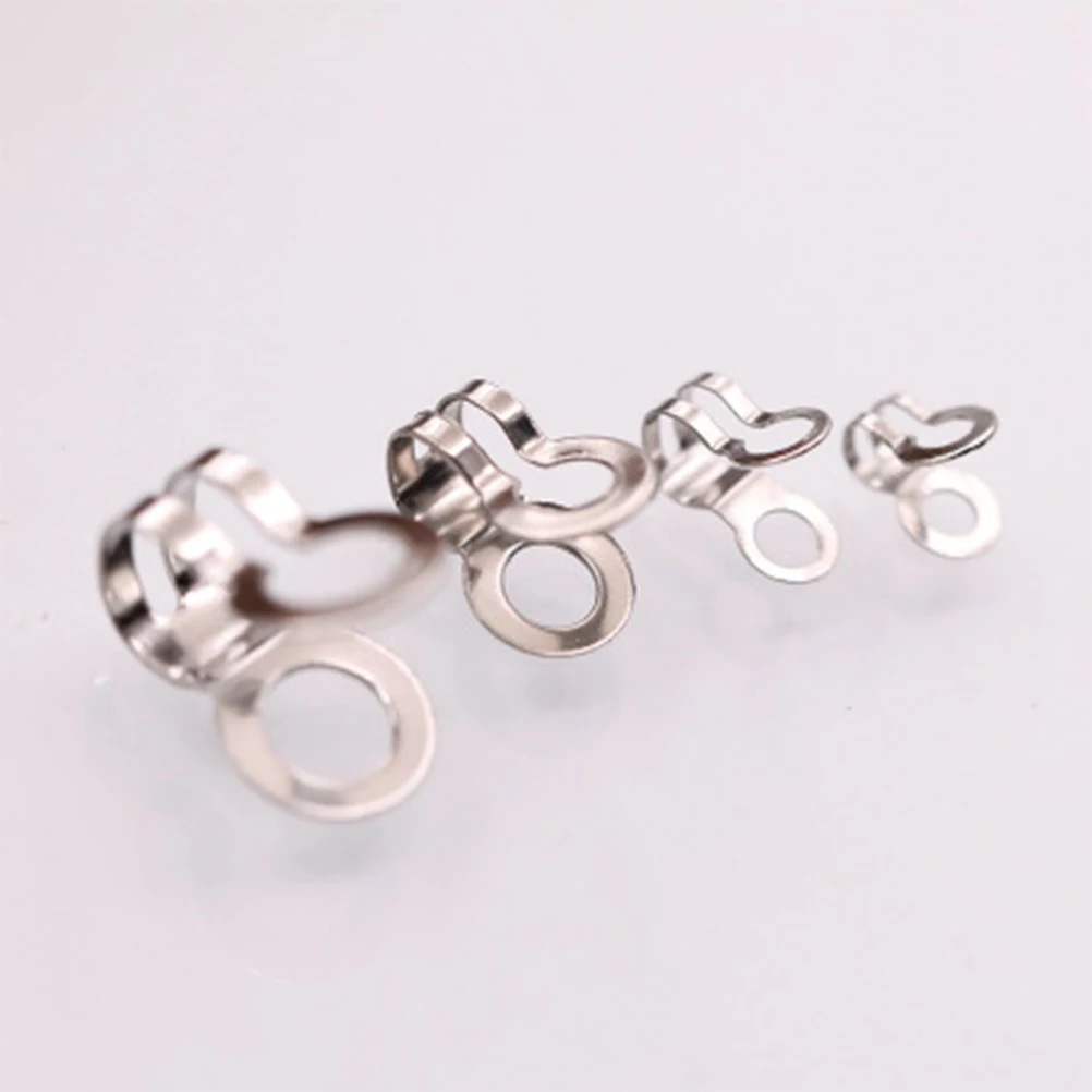 

40pcs Diy Jewelry Clasps Sturdy Titanium Steel Buckles Handcraft Chain Connectors For Jewelry Making Crafts (2Mm 2.4Mm 3.2Mm 4Mm