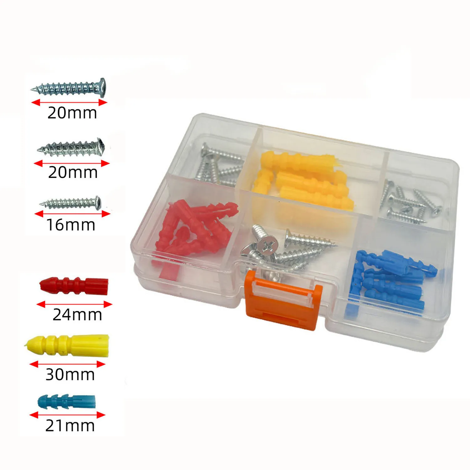 

36pcs/set Electric Tool Screw Expansion Bolts For Drilling Power Tools Repair Assembly Convenient To Use