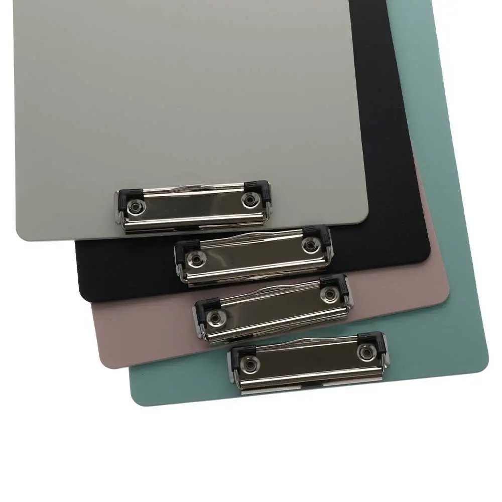 Clip de perfil, soporte de papel para documentos, Clip de perfil para estudiantes, portapapeles de plástico, almohadilla de escritura, férula, Clip para notas, carpeta de archivos