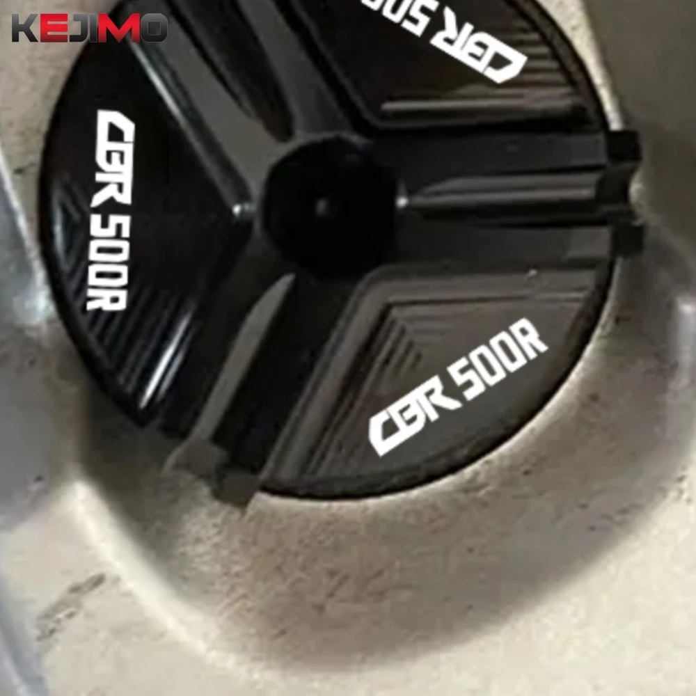 

CBR 500R M19*2.5 Motorcycle Aluminum Engine Oil Cup Fuel Filler Tank Cap Cover FOR HONDA 500FX CBR500R CB500FX 2013-2018 2017