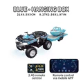 blue with speedboat