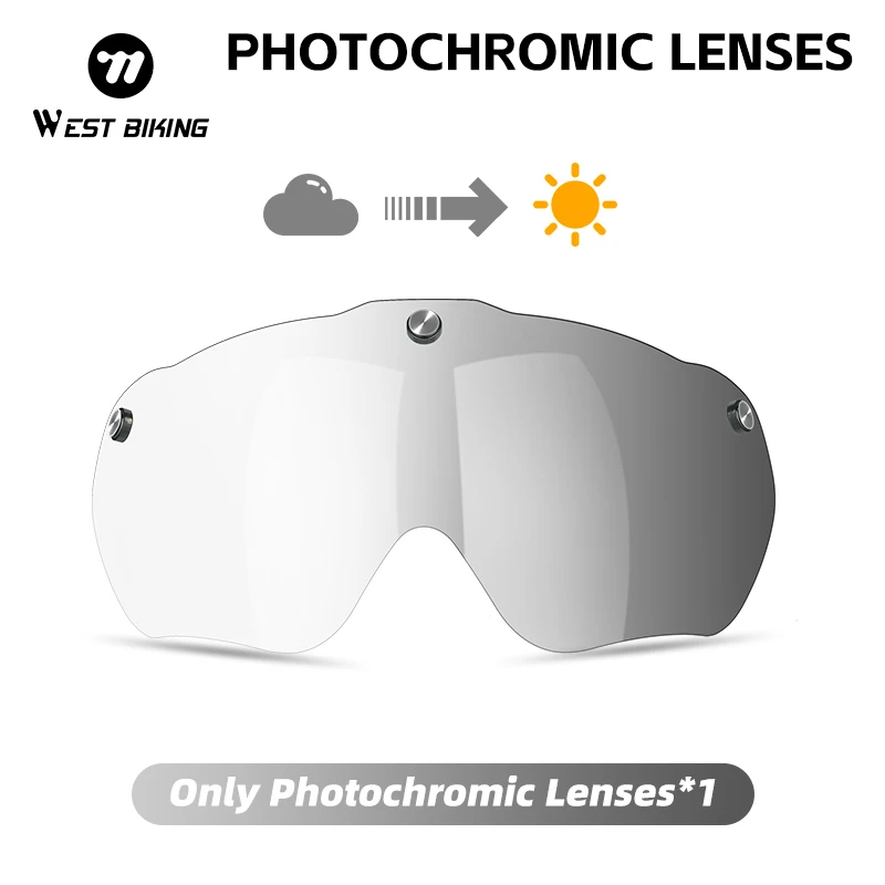 WEST BIKING-gafas magnéticas para casco de ciclismo, lentes individuales, gorra de seguridad para bicicleta de montaña y carretera, accesorios para marca WEST BIKING