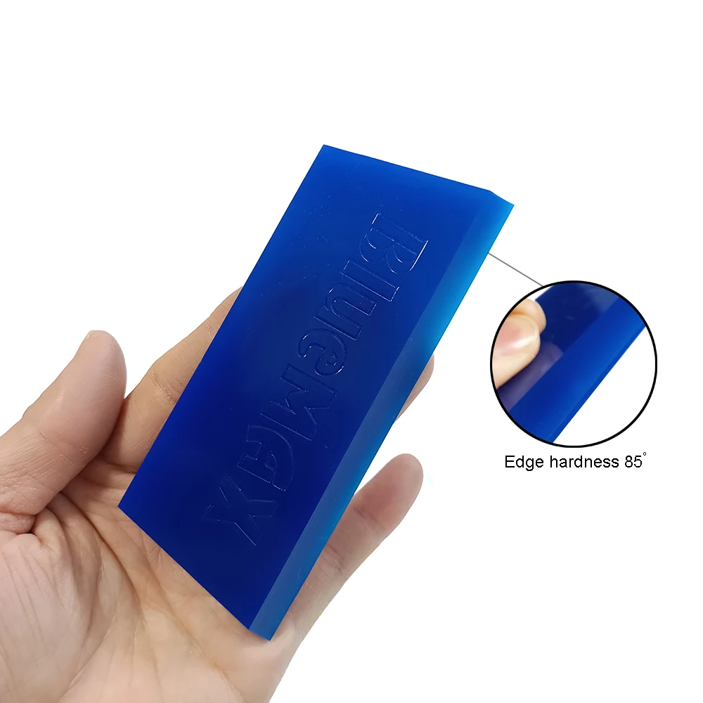 8PCS Soft BLUEMAX Rubber Strip Scraper PPF Film Wrap Squeegee Car Cleaning Tool Window Tint Wash Accessories Water Wiper