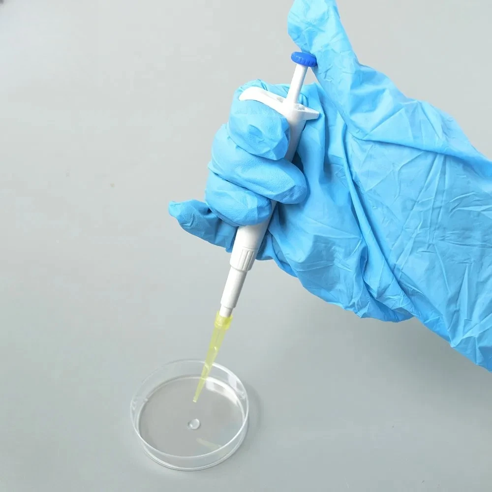 

Лабораторный мини-микропипетор 10-200 мкл, одноканальный, с фиксированным объемом, для точного дозирования и отбора проб