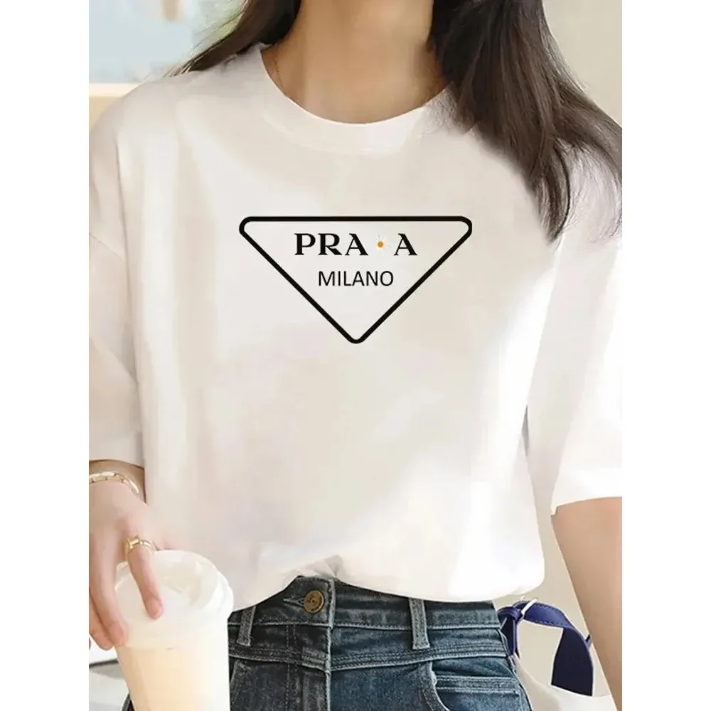 

Casual Letter Print Short-sleeved T-shirt 2025 Spring New WOMEN'S Versatile Round Neck Top Women Clothing My Body My Choice
