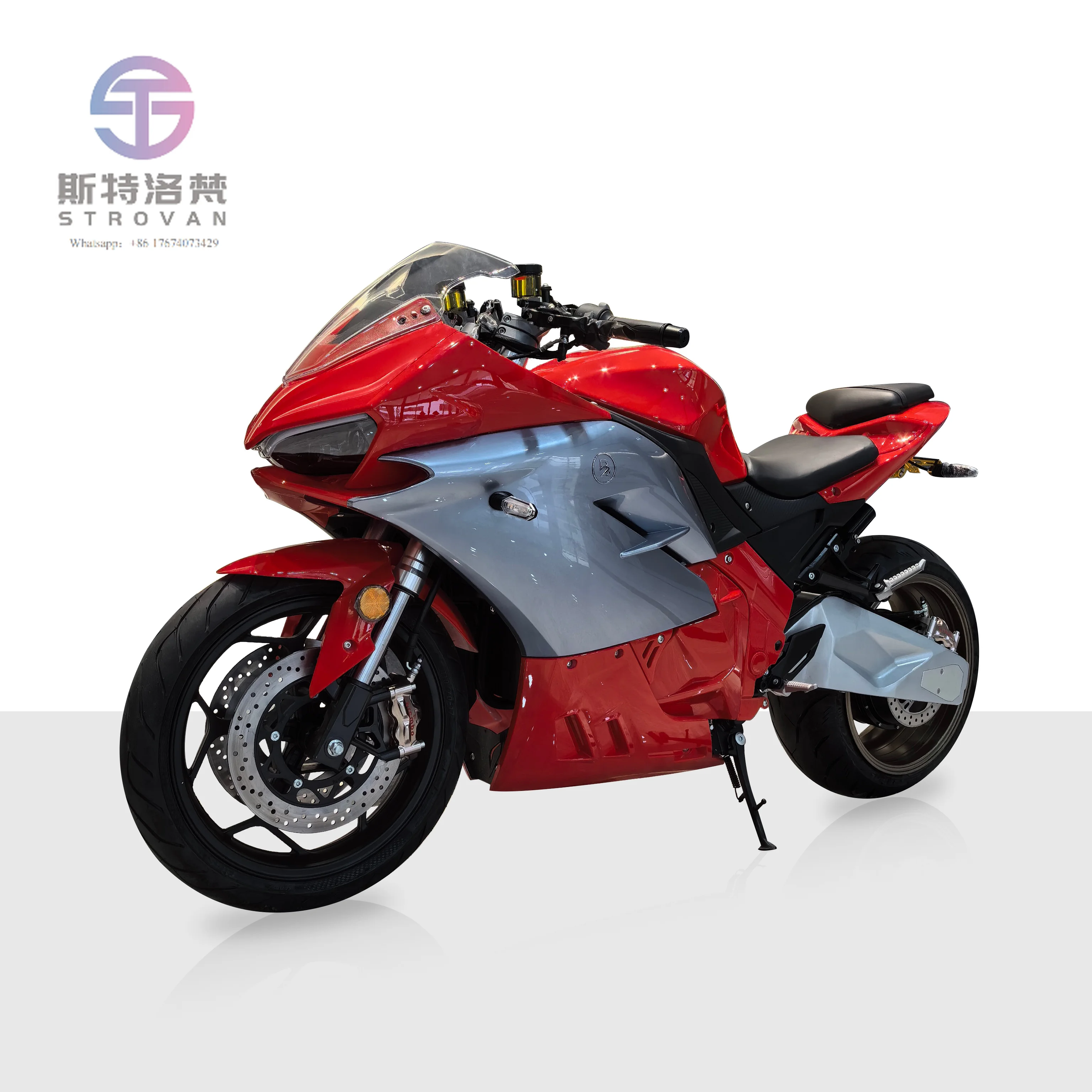 NEW EEC HIGH END 8000W Rear Single Side Swing Arm Motor With Forged Rim 150km/h Speed Racing Motorcycle
