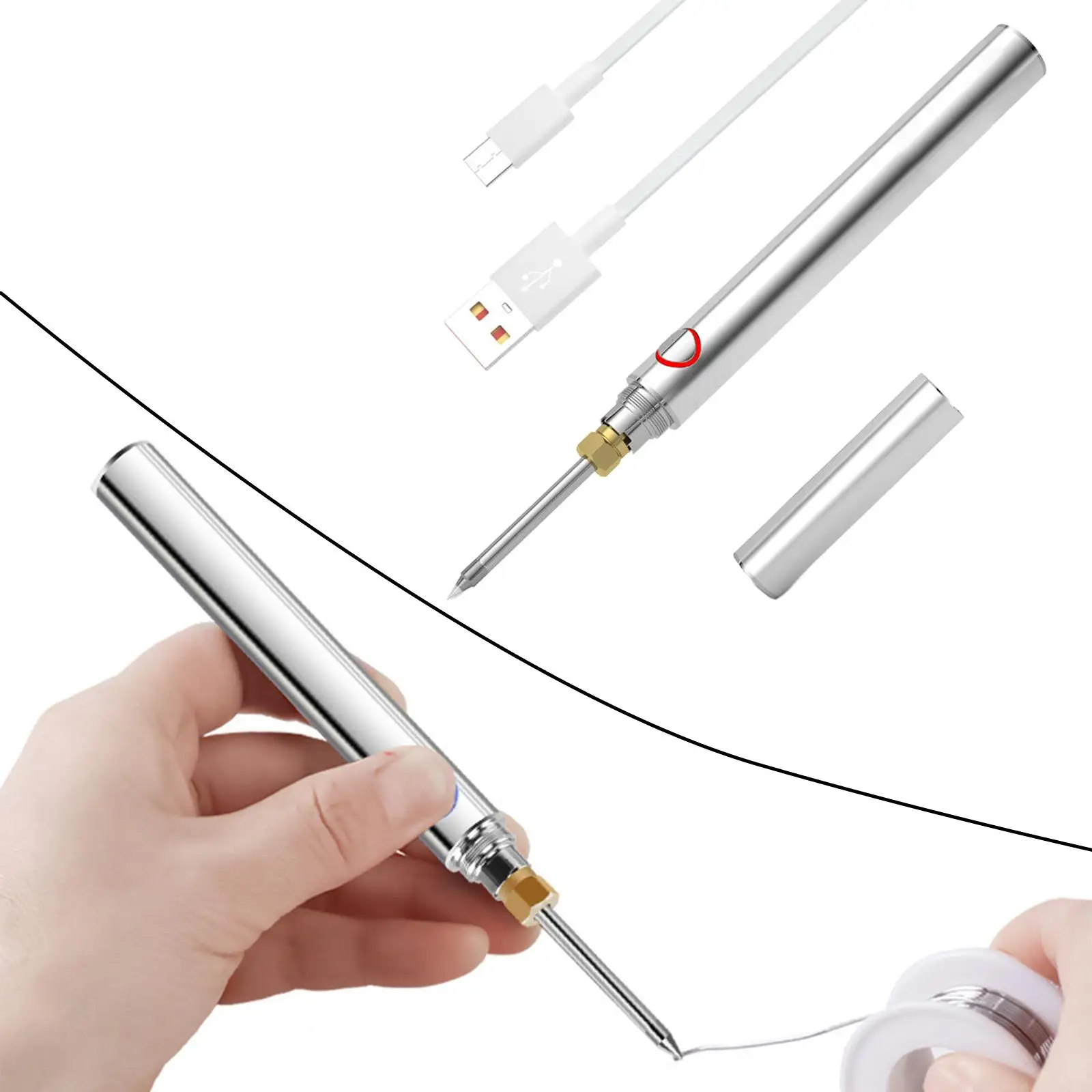 Solder Iron Welding Iron Electric Soldering Iron Pen for Metal Home Repairs