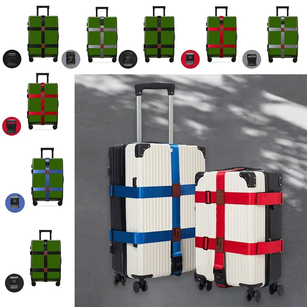 

Эластичный ремешок с пряжкой для багажа, переносные нейлоновые регулируемые ремни для багажа, фиксированный ремешок для багажа, для путешествий