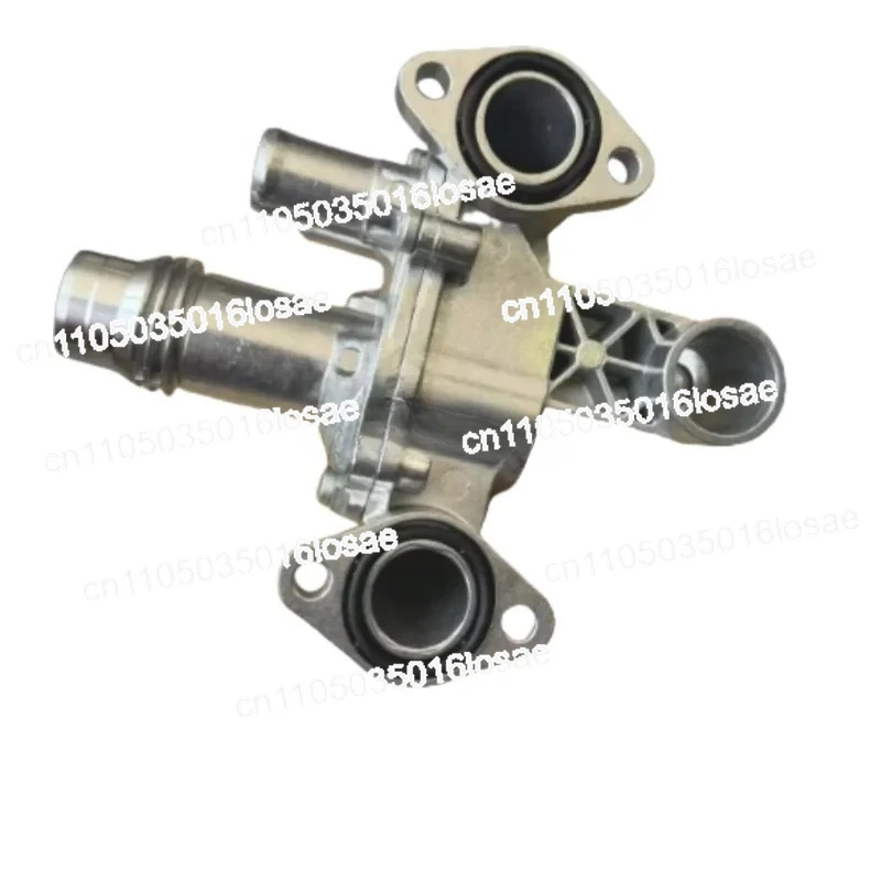 

For XJ XF F-PACE S-TYPE 3 4 Aluminum Thermostat Housing OEM LR073372