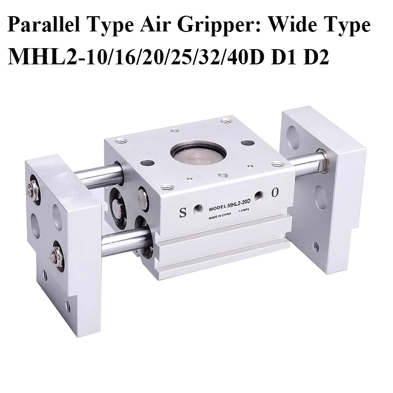 

Пневматический захват MHL2 SMC типа двойного действия, параллельный широкоугольный, детали для цилиндра, 16/20/25/32/40D D1 D2