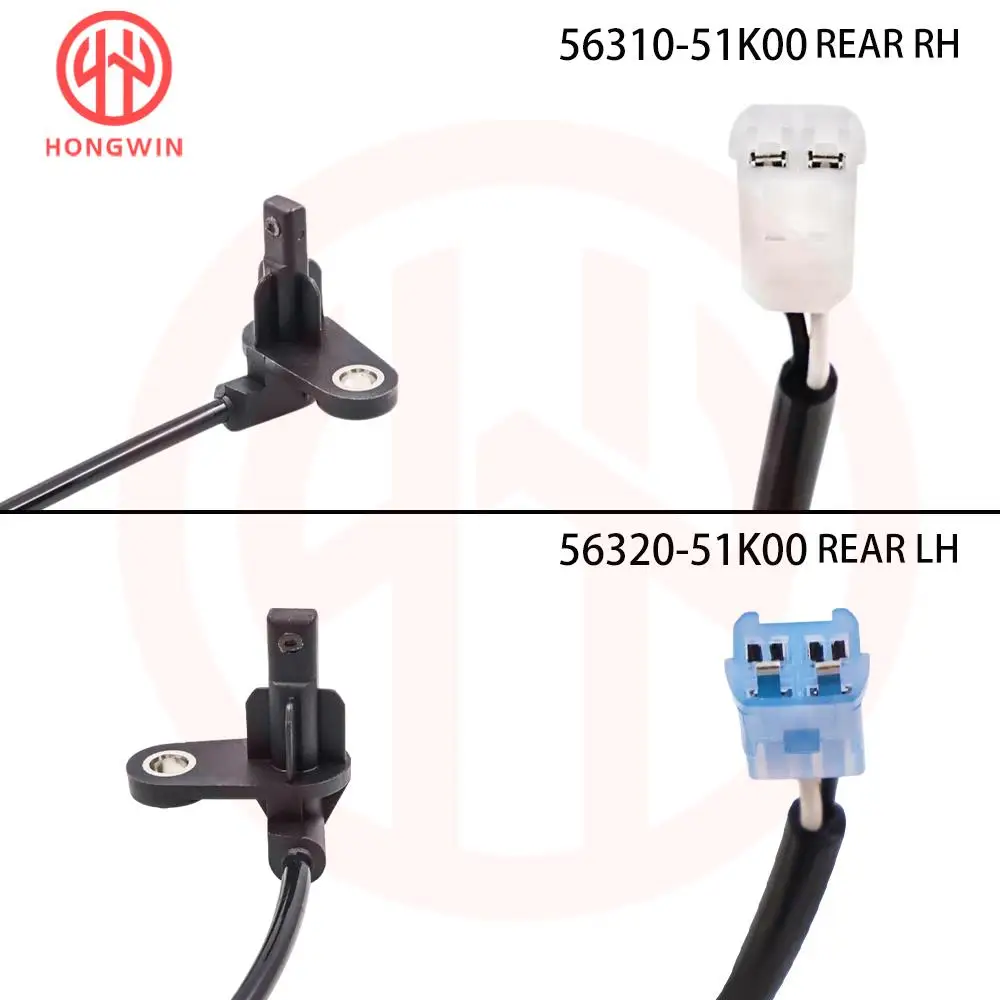 56320-51K00 Posteriore Destra Sinistra ABS Sensore di Velocità 56310-51K00 Per Suzuki Splash xb22s Swift Za01s OPEL AGILA VAUXHALL AGILA