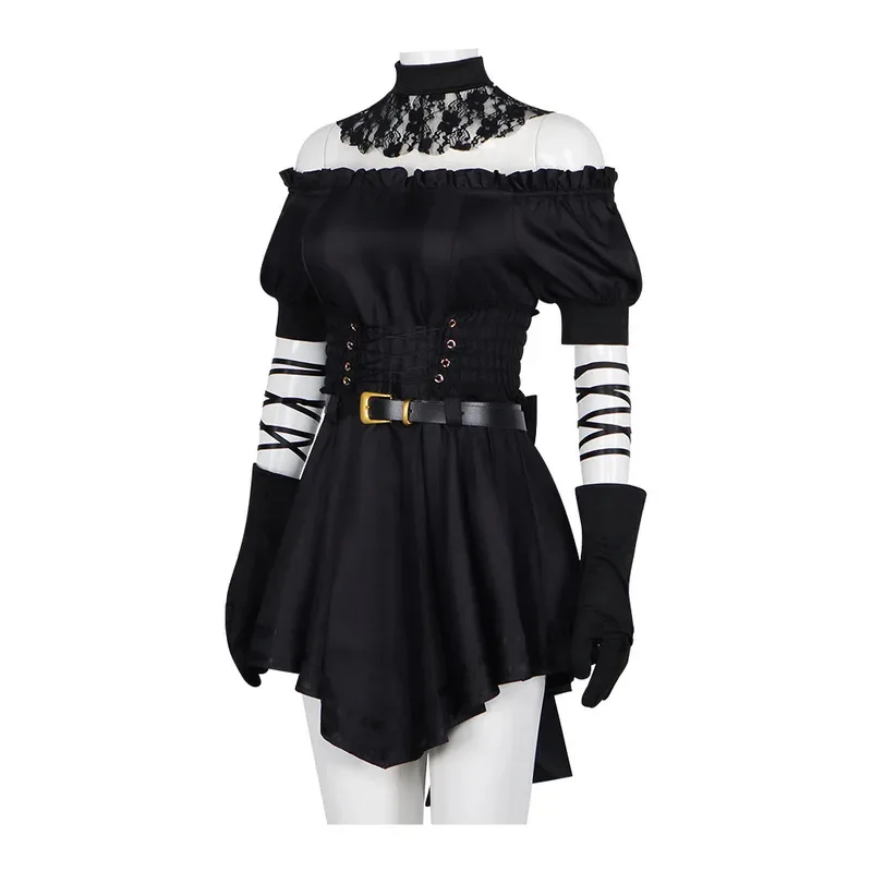 

Ani Grok Ai Anime Virtual AI Girlfriend Cosplay Sexy Mini Goth Dress Y2k Fashion Jirai Kei Girls Lolita Uniform Halloween t