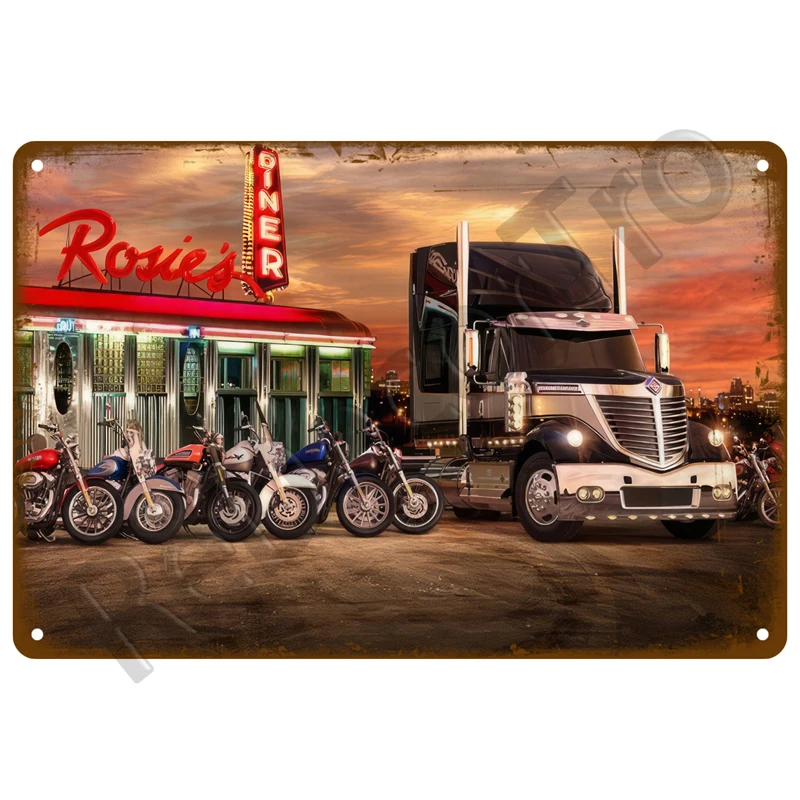 NONE Metall Poster Für Garage Werkstatt Auto Teile Metall Zeichen Werbung Platte Hause Wand Dekor Retro Auto Teile Zeichen Vintage Zinn Zeichen 5