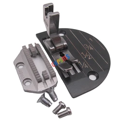 Heavy Needle Plate & Feed Dog & Presser Foot FOR JUKI DDL-555, DDL-8500, DDL-9000 Singer 31-15, 95, 96, 195K, 196K, 491D