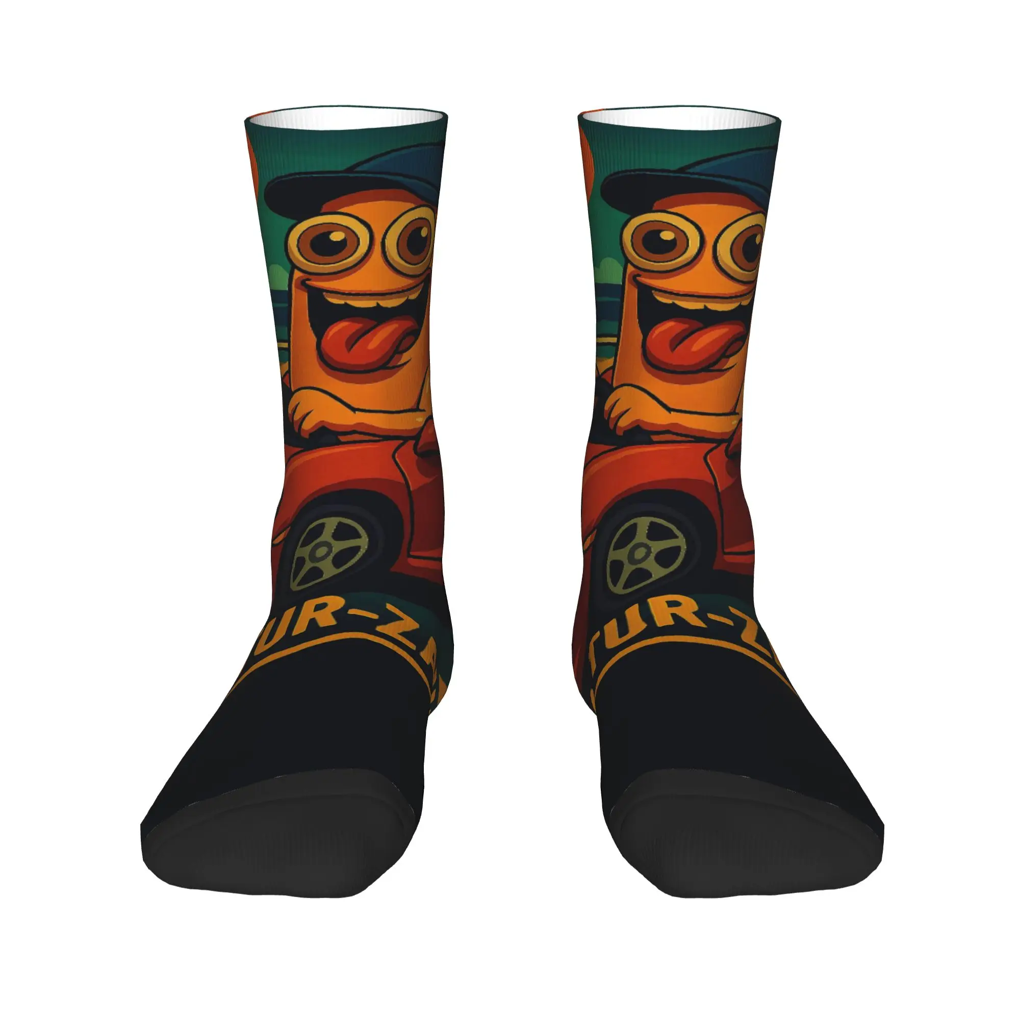 Tung Tung Tung Sahur Socks  Design Stockings Anti Skid Men Socks Soft Autumn Retro Skateboard Socks