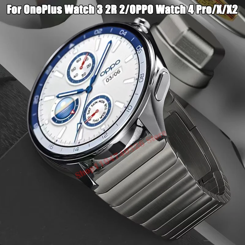 ل OnePlus ساعة 3 2R 2 الفولاذ المقاوم للصدأ 22 مللي متر استبدال حزام كوريا ل ممن لهم ساعة 4 برو ممن لهم ساعة X X2 حزام الساعات سوار