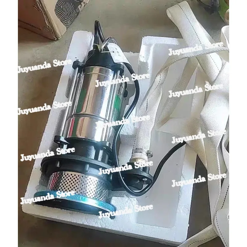 

Agricultural Sewage Pump, Household Agricultural Car Wash Sump Pump 220V Floating Stainless Steel Submersible Pump
