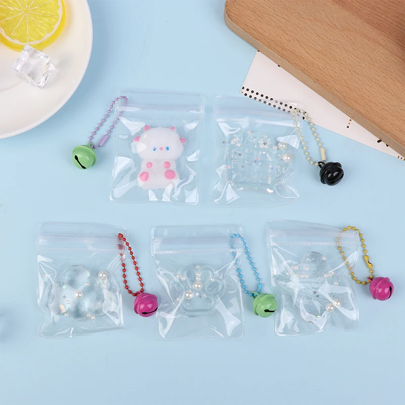 1PC Cartoon Clear Squeeze Soft Toy Soft Mochi Slow Rebound Decompression Toys For Stress Release Hand Relax Gifts