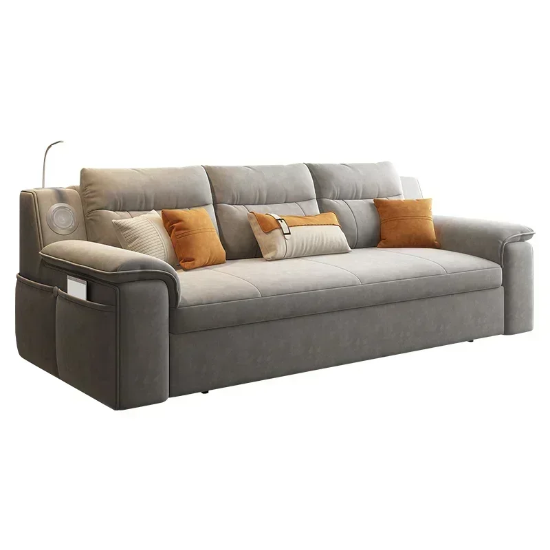 Italian Designer Luxury Sofa Sleep 2 Seater Loveseat Lounge Sofa Folding Lazy Furniture Home