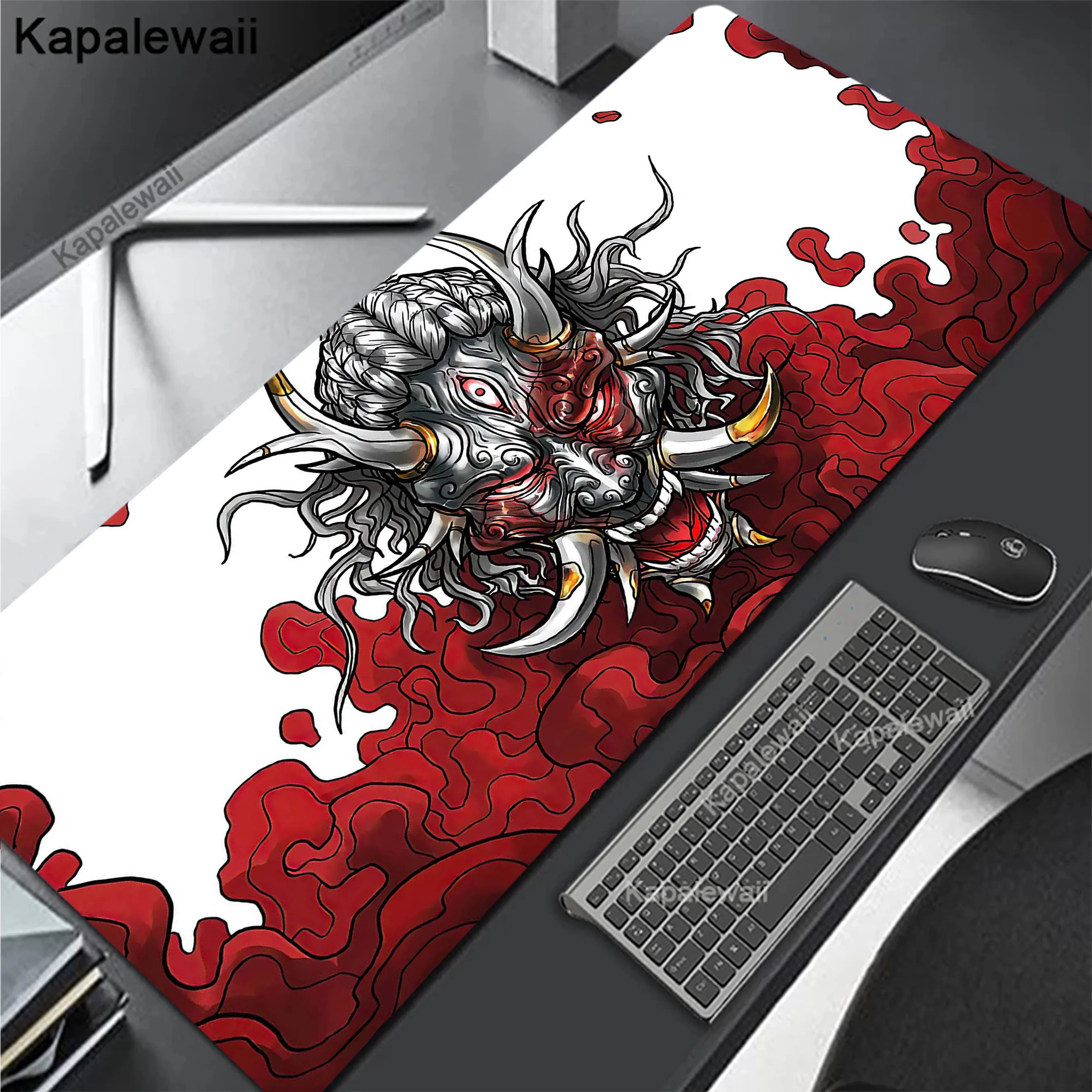 

Japanese Oni Evil Spirits Pc Game Mousepad Large Mouse Pad XXL Gamer Mouse Mat Office Table Carpet Gaming Mats 800x300x2mm