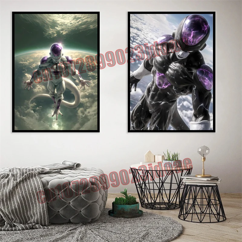 Аниме Dragon Ball Frieza HD постер высокое качество печатная картина на холсте спальня фреска фон настенная живопись детские подарки
