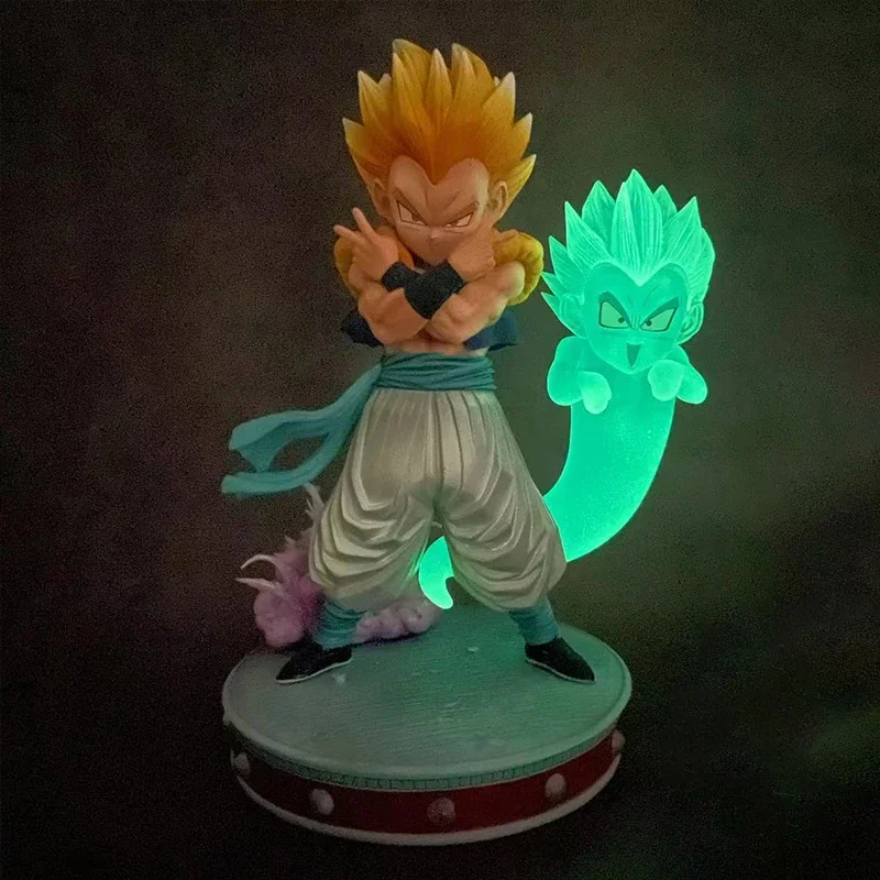 Dragon Ball Z Gotenks Ssj3 figura Super Saiyan 3 Gotenks figuras de acción 25cm colección de estatuas de Pvc modelo juguetes para niños regalos
