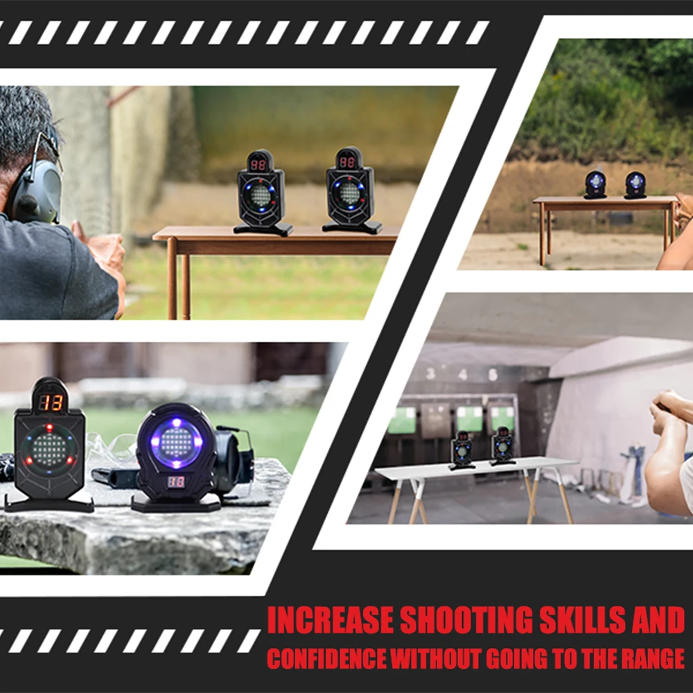 

E1 Dry Q-Fire Laser Training Target Reactive Laser Shooting Target Counting Laser Target for Dryfire Shooting Trainer Electronic